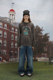 Soda Bear Raglan Pigment Sweatshirt