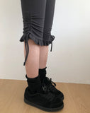 Minos Ribbon Frill Capri Pants