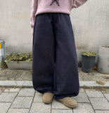 Pimmo Banding Raw Denim Balloon Wide Pants