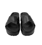 Double sole cross slippers