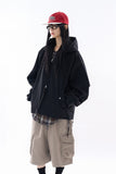 Mons hooded raglan short field jumper