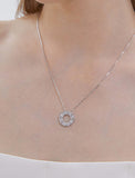 Essence Silver (W) Moissanite Timeless Necklace