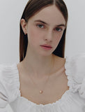 Ice Cushion Silver Necklace
