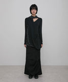 Layered Dot Scarf Long Sleeve