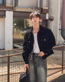 Eight Velvet Denim Trucker Jacket