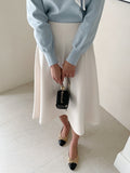 Yupia Flared Banding Long Skirt