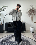 Rotten Pintuck Cargo Banding Pants