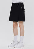 DOUBLE BELTED SKIRT