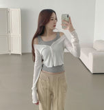 Soft Touch Slim Fit Span Long Sleeve Cardigan
