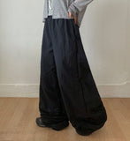Kyoses Shirring Nylon Banding Wide Pants