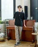 Edge pocket short sleeve T-shirt