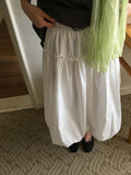 New Hit Shirring Balloon Banding Long Skirt
