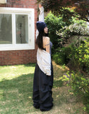 Earf Wave Shirred Nylon Pants