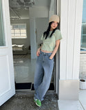 MELODY STRIPE CROP T