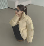 High-Neck Big Pocket High Quality Loose Couple Thick Padding