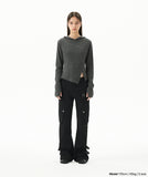 CURVED SLIM HOODIE