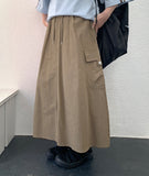 Shabaka Banding Deering Nylon Cargo Long Skirt