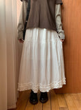 Newken Frill Banding Long Skirt