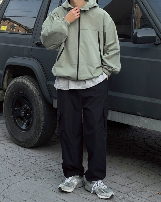 【MODERNIF】Gorpcore String Windbreaker Designer fashion, Seoul-fully created | W Concept