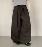 Banding Pin-Tuck Wide Pants
