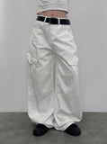 [Belt SET] Trum Big Pocket Cargo Wide Pants