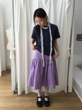[BAONHAUS] Kinnei Cooling Semi-Crop Short Sleeve Tee
