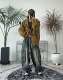 Eti Balloon Washing Cargo Denim Pants