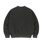GRUNGE SLOGAN PIGMENT SWEATSHIRT