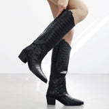 Nouha Crocodile Long Boots