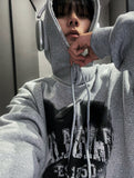 Crack Printing Over Hoodie