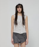 Asymmetric Snap Hoodie
