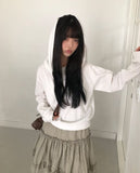 Mora Off-Shoulder Hood Sweatshirt