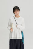 [BAONHAUS] Limud Frill Layered Long Sleeve Tee