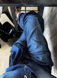 Line Brush Wide Denim