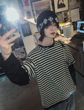 Odd Stripe Layered T-Shirt