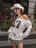 17 Numbering Summer Color Matching Knit