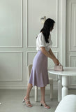 Deuelrin Mermaid Slit Skirt