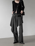 Dilk Wrap Skirt Pants