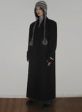 (WOOL 80) AURA HIDDEN MAXI COAT