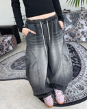 Hender Balloon Pintuck Denim Pants