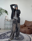 Per Balloon Cargo Denim Pants