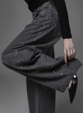Iron Edge Wide Denim Pants