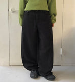 Mittori Pintuck Cotton Wide Pants