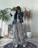Pero Zipper Cargo Sweatpants
