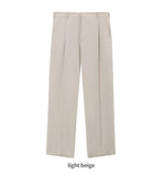 Burns Linen One Tuck Wide Slacks