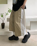 [unisex] Kenne Banding String Color Matching Folding Bermuda Nylon Pants