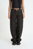 Heavy warm corduroy wide pants