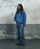 OBLATE BIKER DENIM JACKET