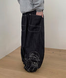[unisex] Heim Nonfade Denim Wide Pants