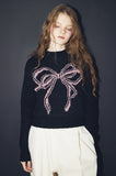 Ribbon Brush CROP Knit